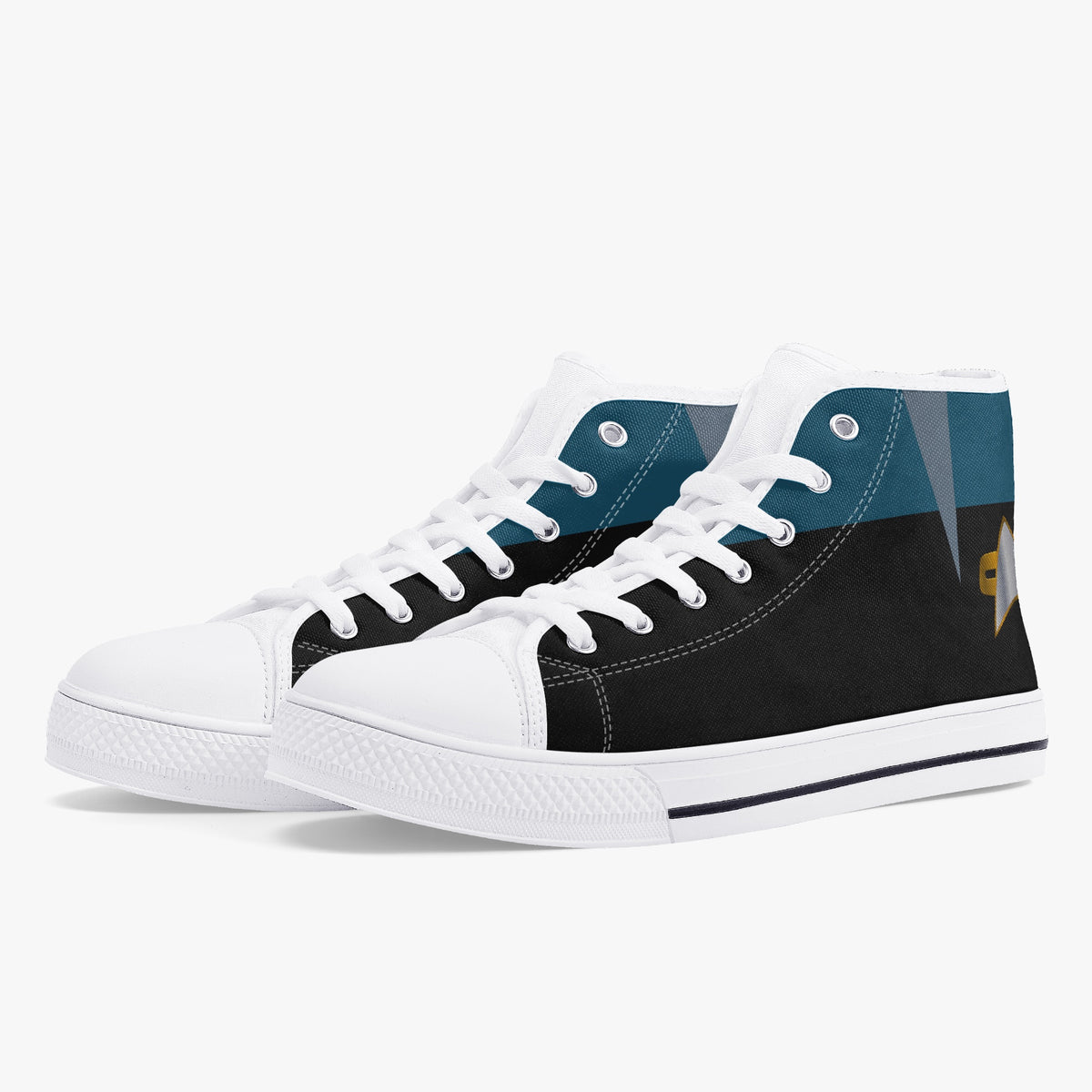 Crake High Top The Locker laced custom prints canvas shoes