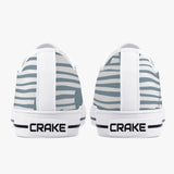 Crake Low Top The Curtain laced custom prints canvas shoes at RM MYR289