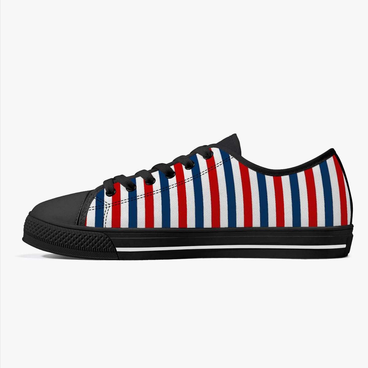 Crake Low Top RBW laced custom prints canvas shoes