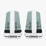 Crake High Top Godzilla laced custom prints canvas shoes at RM MYR289