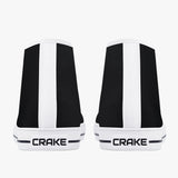 Crake High Top Black laced high top plain color canvas shoes at RM MYR289