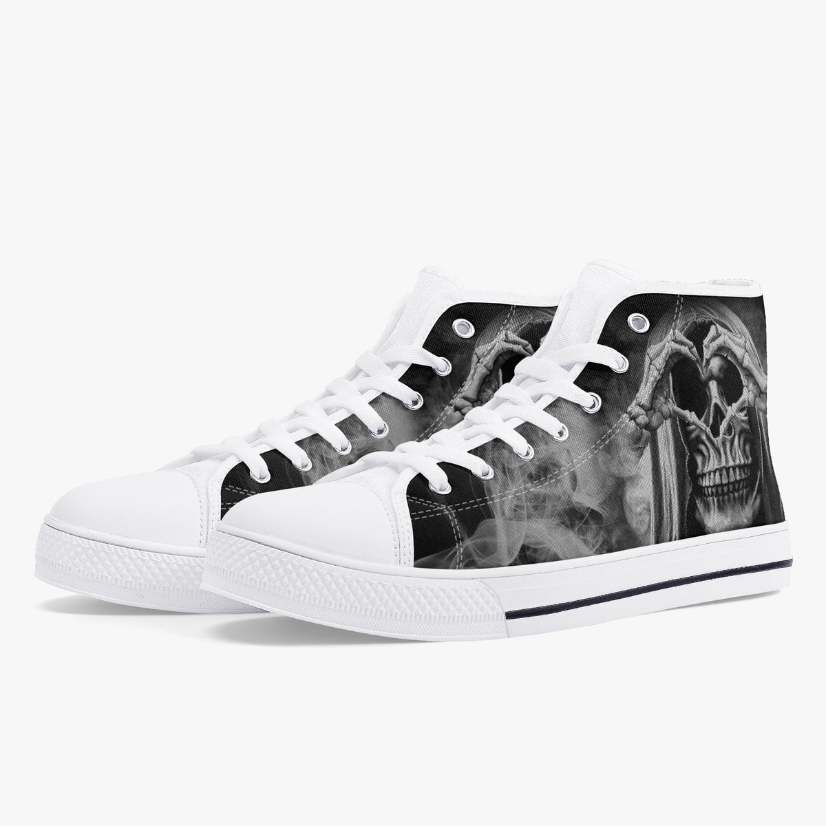 Crake High Top Dark Lord laced custom prints canvas shoes