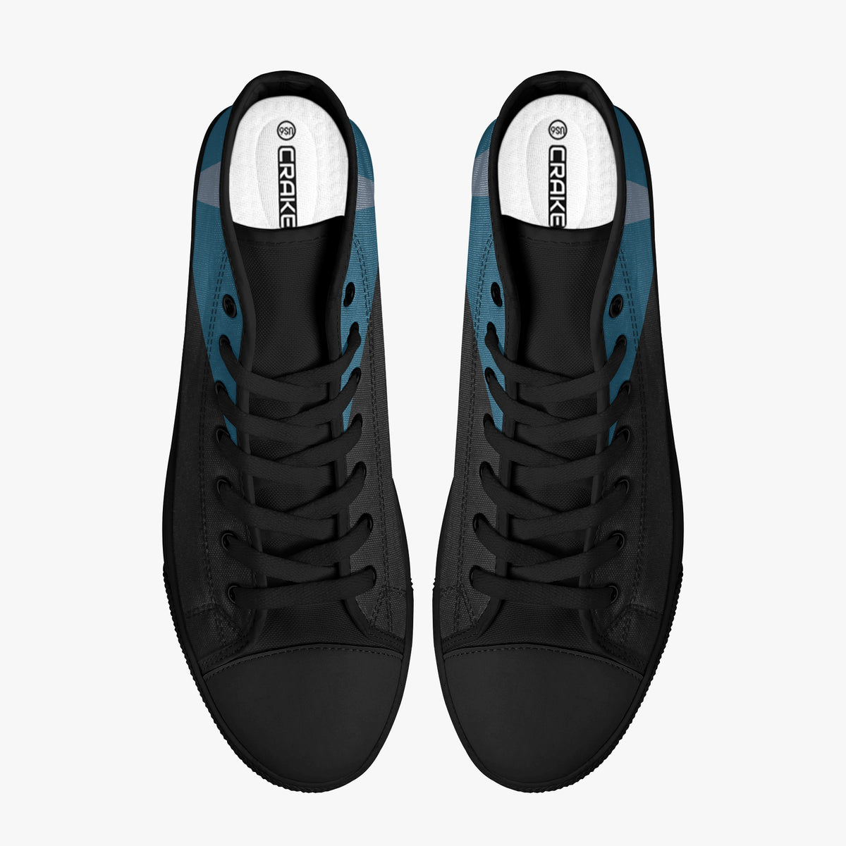 Crake High Top The Locker laced custom prints canvas shoes