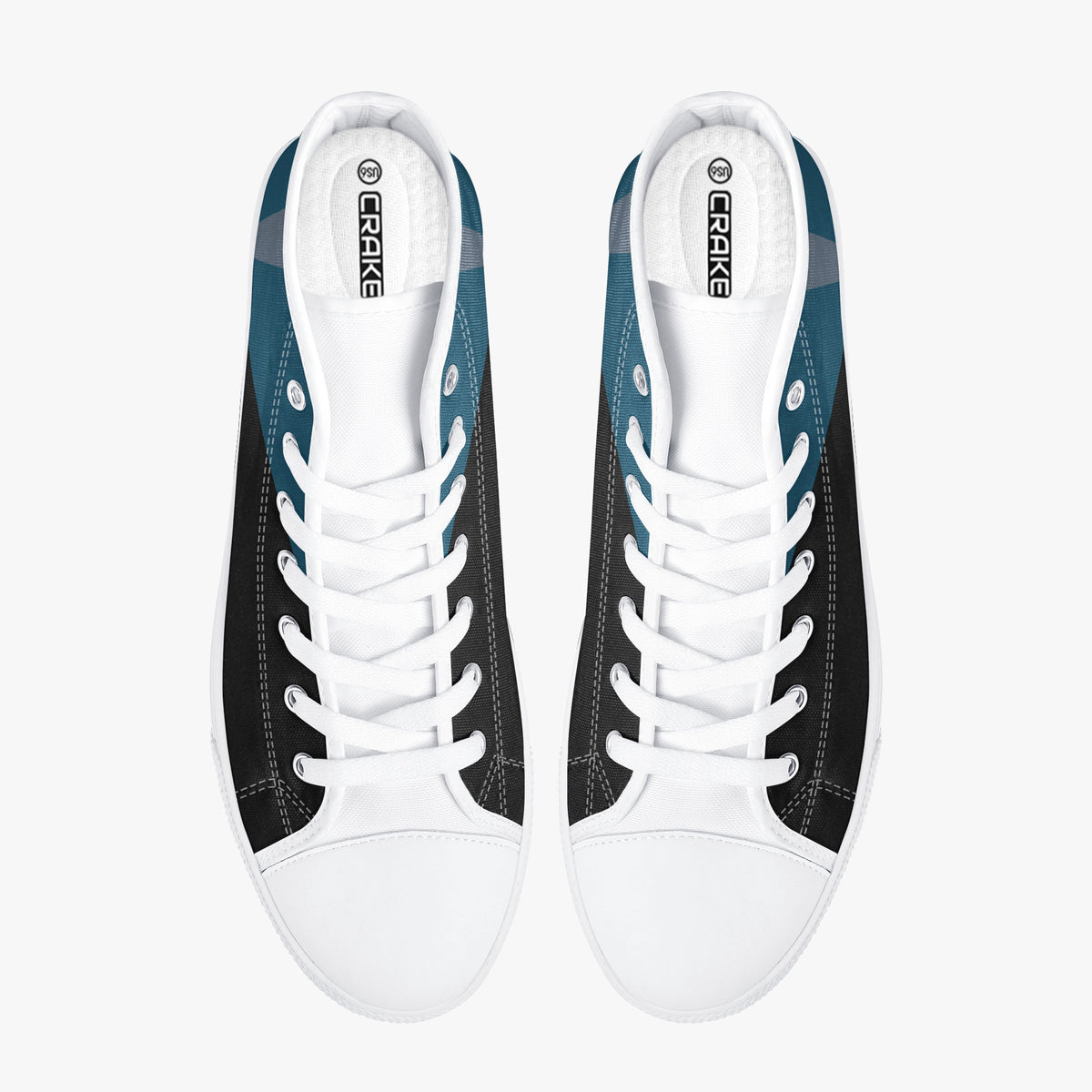 Crake High Top The Locker laced custom prints canvas shoes