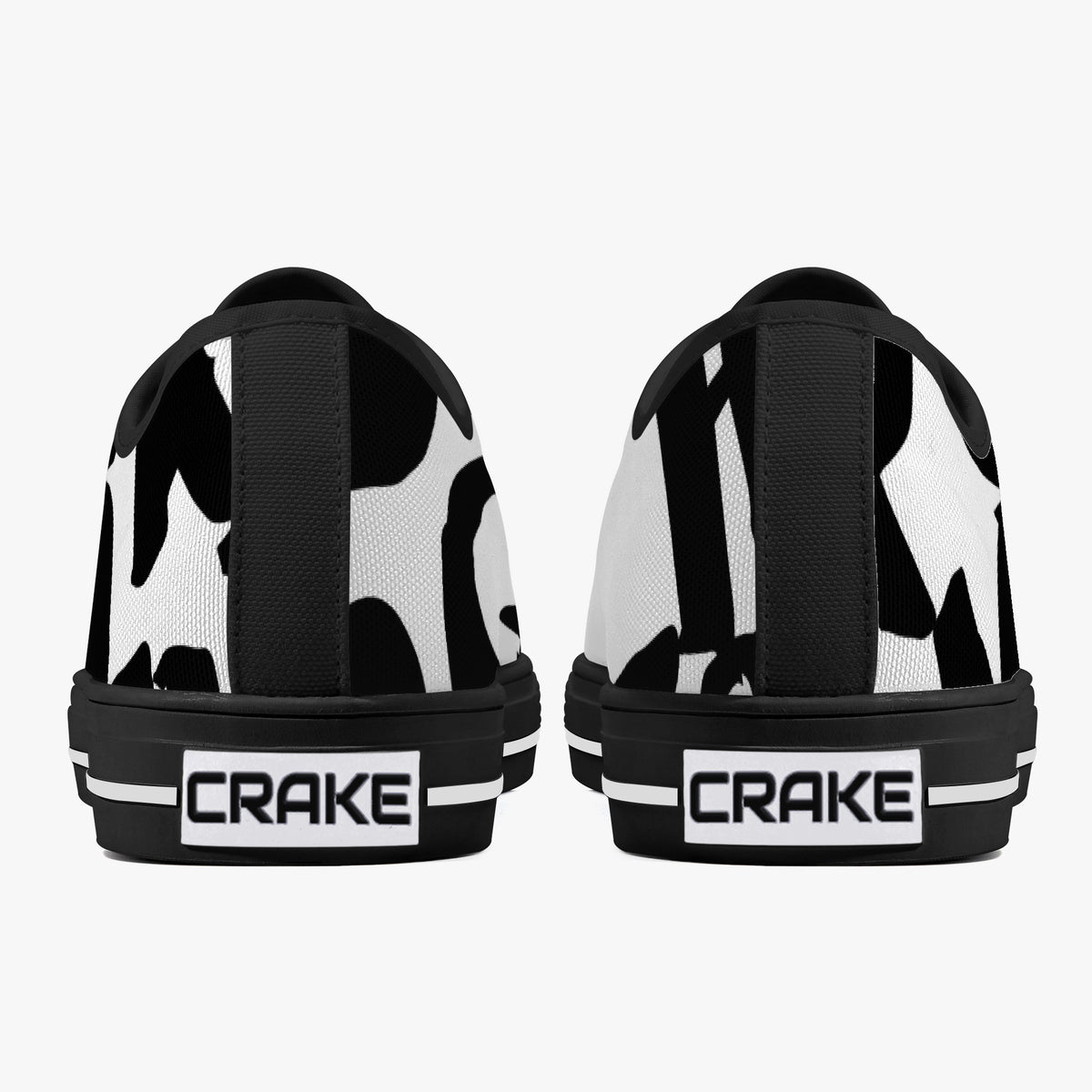 Crake Low Top Latin laced custom prints canvas shoes