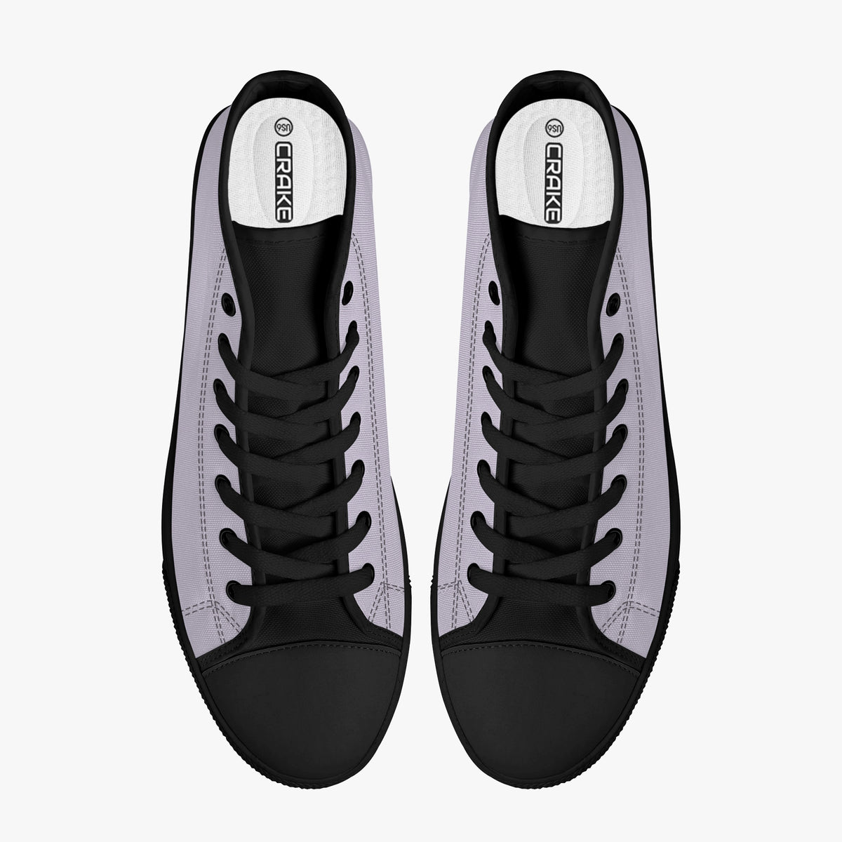 Crake High Top Cloud laced high top plain color canvas shoes