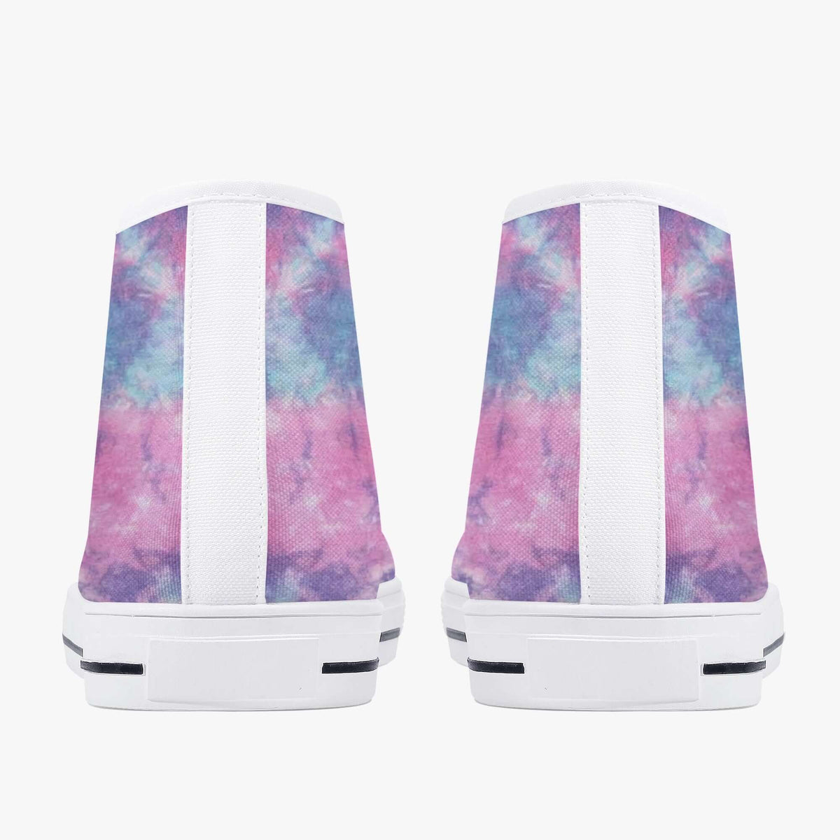Crake High Top Abstract Water Ink laced custom prints canvas shoes