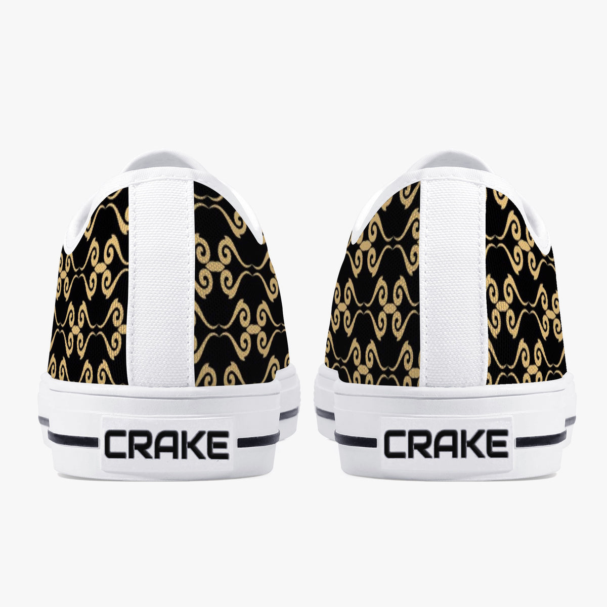 Crake Low Top Lux Toy laced custom prints canvas shoes