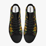 Crake High Top Sunflowers laced custom prints canvas shoes at RM MYR289