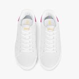 Crake Frida - Lips laced minimalist unisex white sneakers at RM MYR289