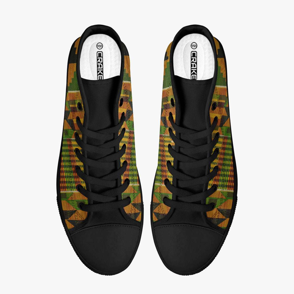 Crake High Top Tatami laced custom prints canvas shoes