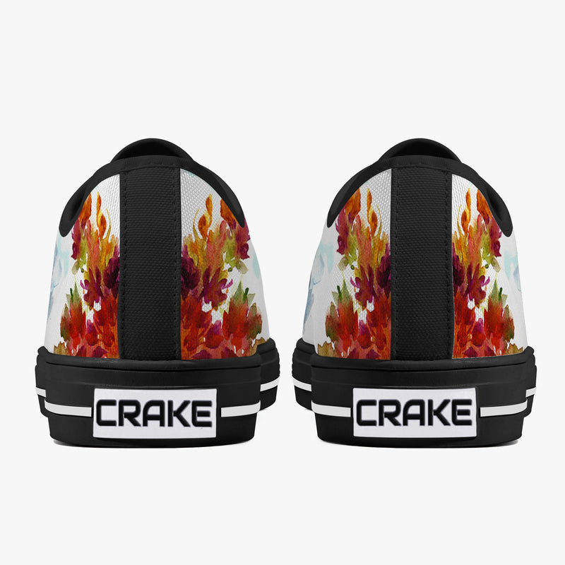 Crake Low Top Koi laced custom prints canvas shoes at RM MYR289