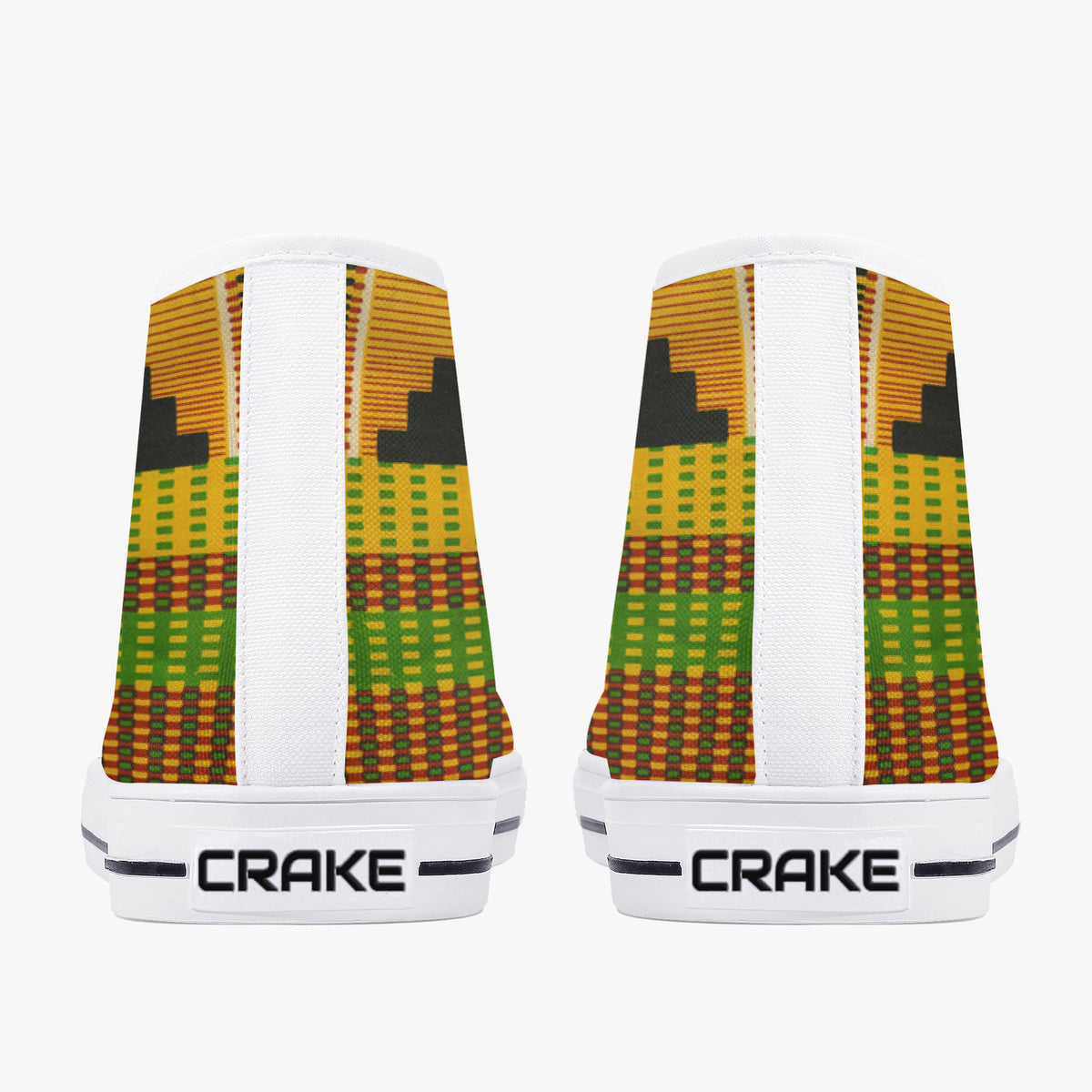 Crake High Top Tatami laced custom prints canvas shoes