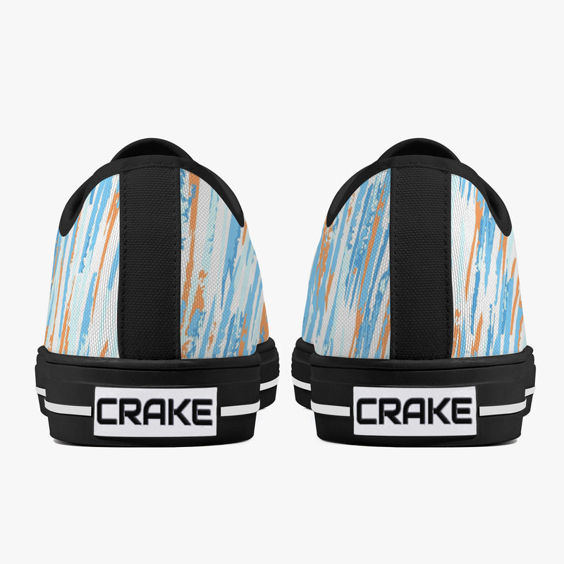 Crake Low Top Victory laced custom prints canvas shoes at RM MYR289