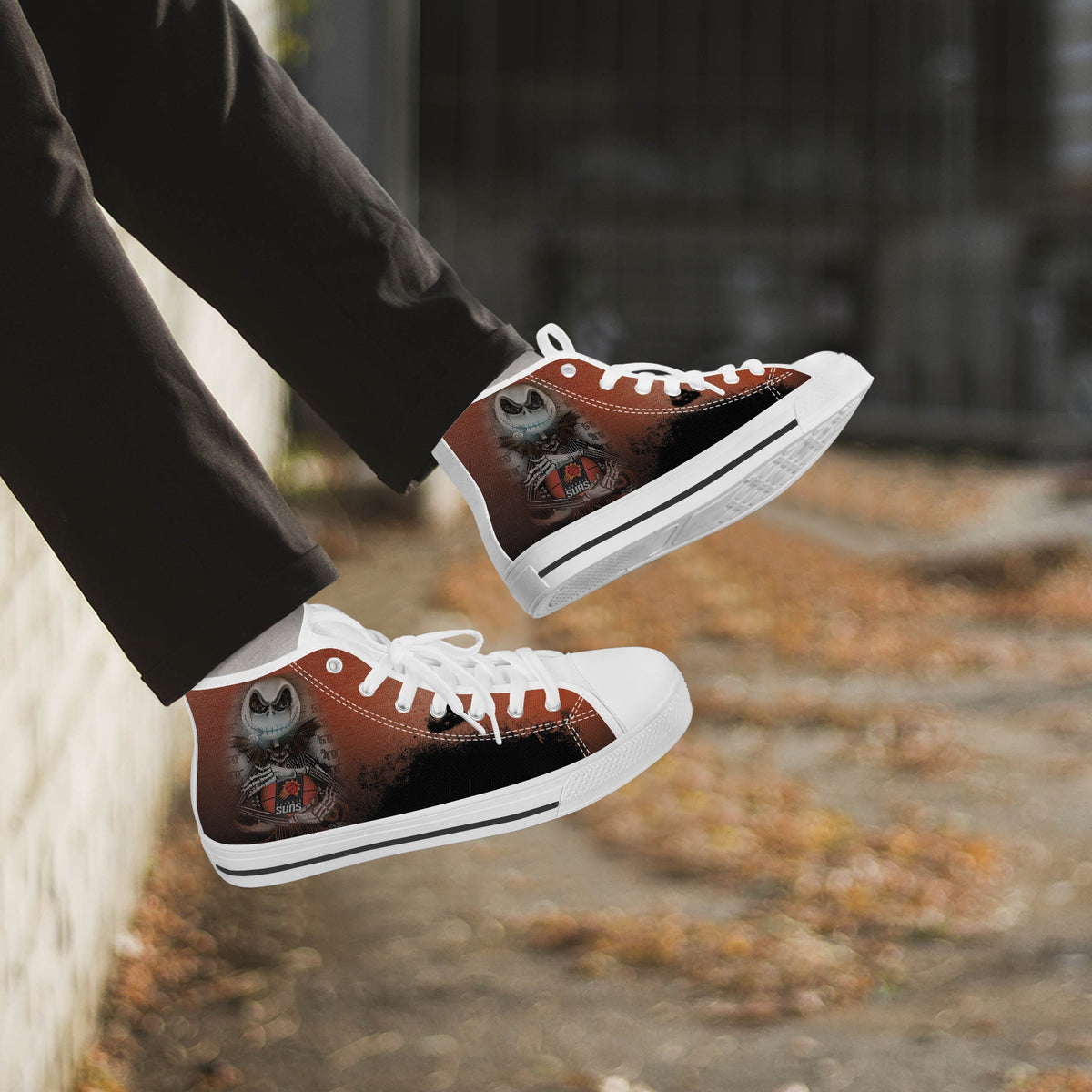 Crake High Top Suns laced custom prints canvas shoes