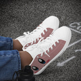 Crake High Top Smiley Face laced custom prints canvas shoes at RM MYR289