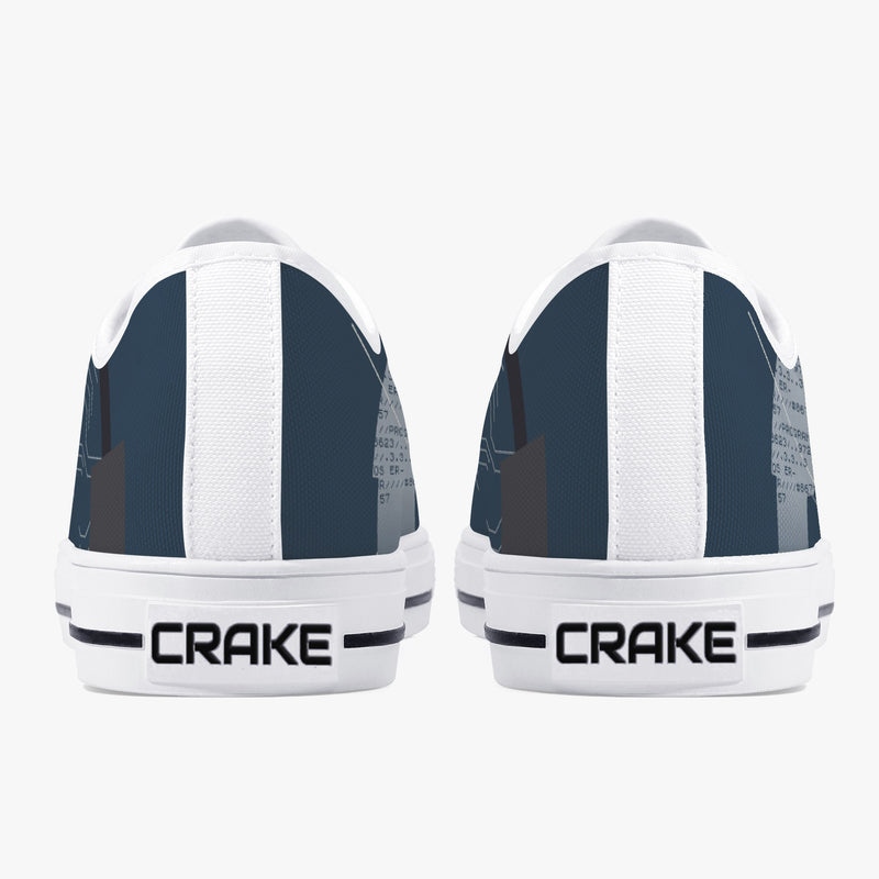 Crake Low Top Jikutsu laced custom prints canvas shoes at RM MYR289
