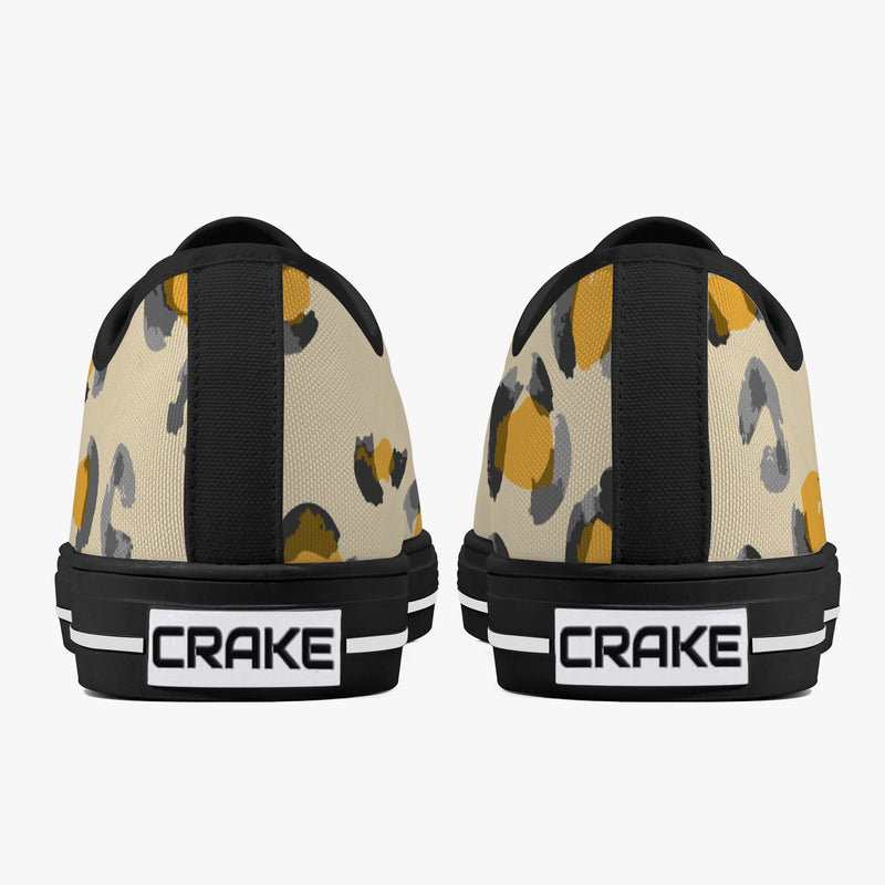 Crake Low Top Awesome Painting laced custom prints canvas shoes at RM MYR289