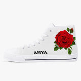 Crake High Top Amya Rose laced custom prints canvas shoes at RM MYR289