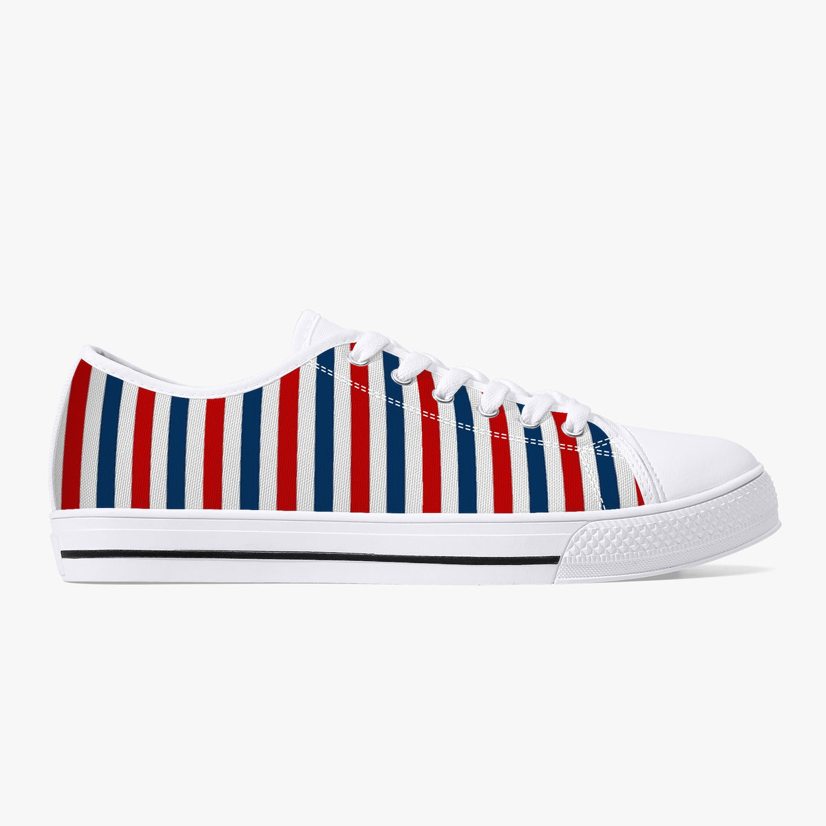 Crake Low Top RBW laced custom prints canvas shoes