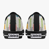 Crake Low Top Fancy Pineapples laced custom prints canvas shoes at RM MYR289