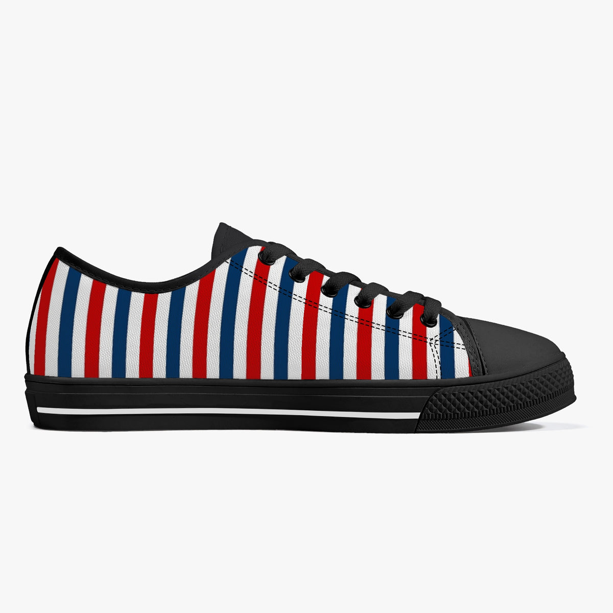 Crake Low Top RBW laced custom prints canvas shoes