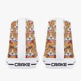 Crake High Top Pitbulls laced custom prints canvas shoes at RM MYR289