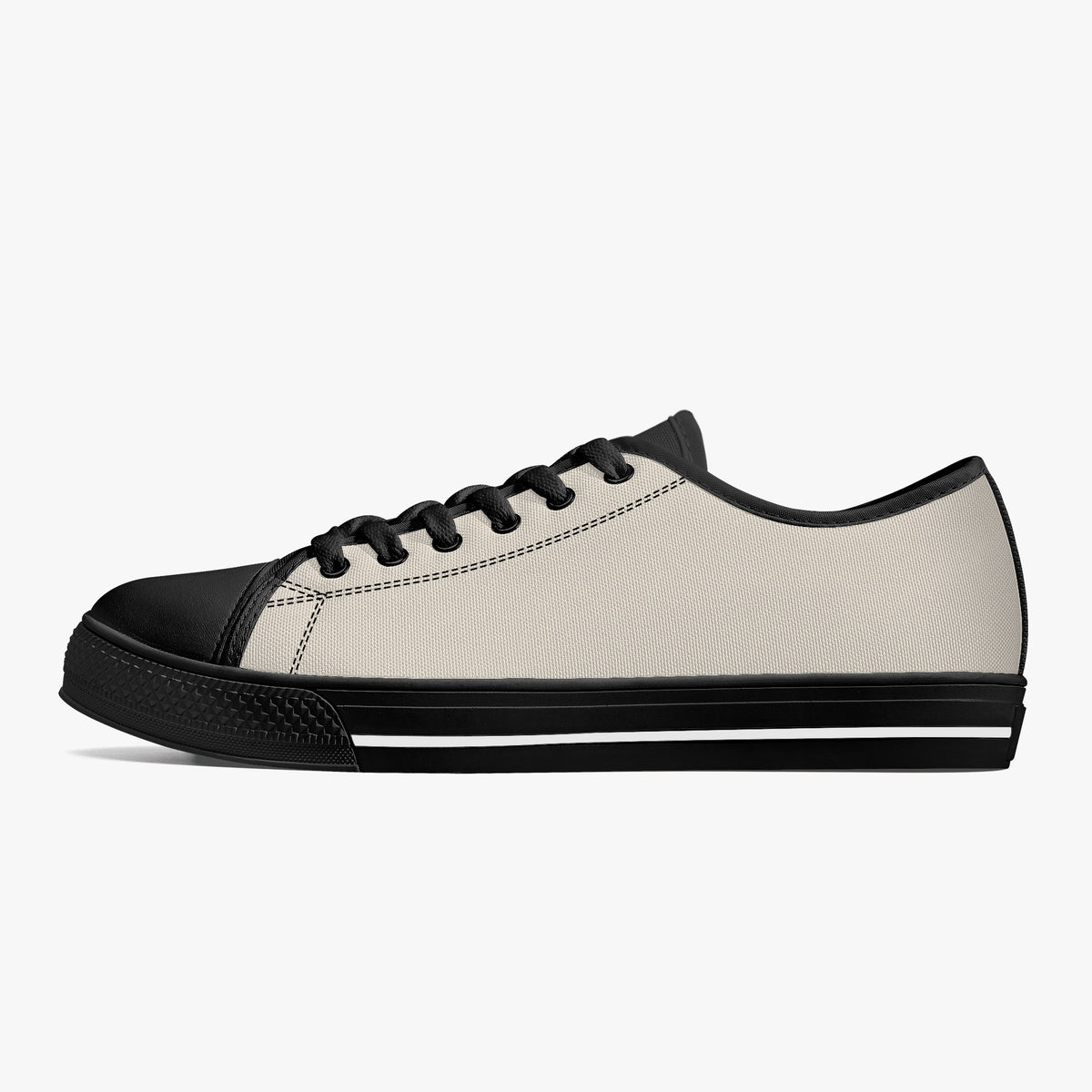 Crake Low Top Pigeon Grey laced low top plain color canvas shoes
