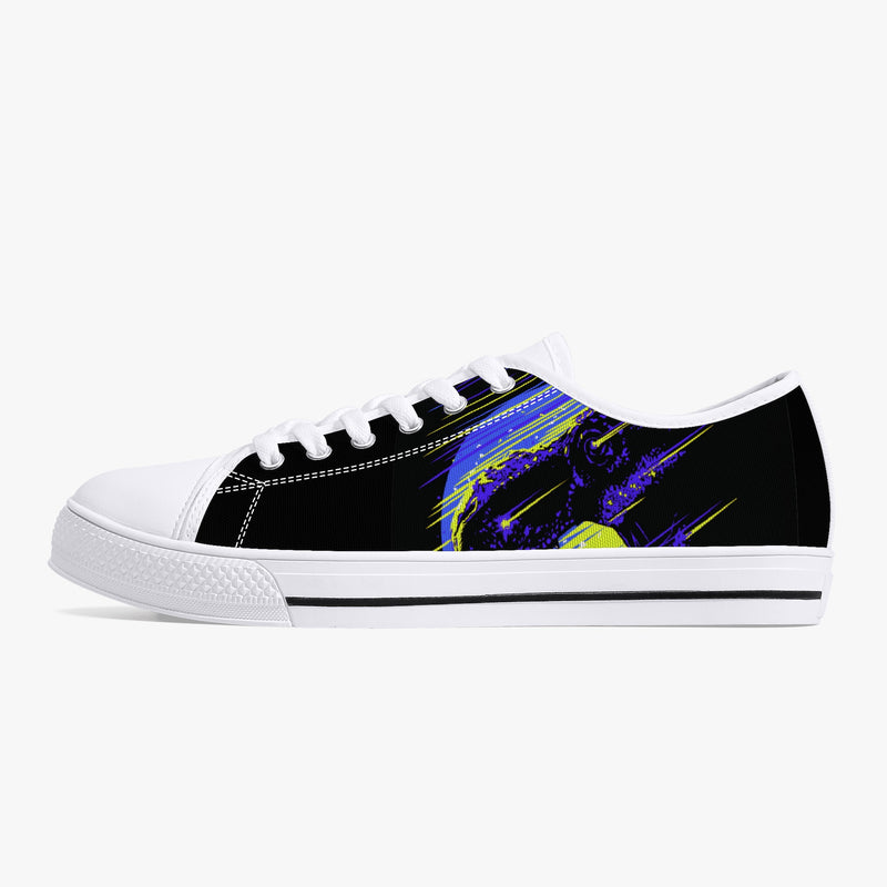 Crake Low Top T Rex laced custom prints canvas shoes at RM MYR289