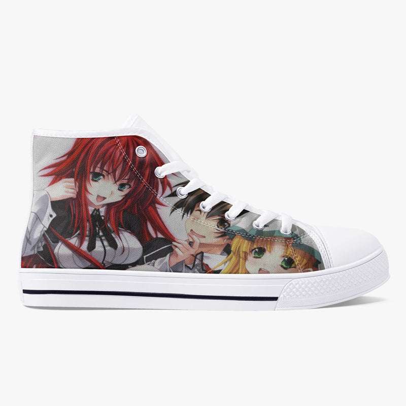 Crake High Top Japanese Anime laced custom prints canvas shoes at RM MYR289