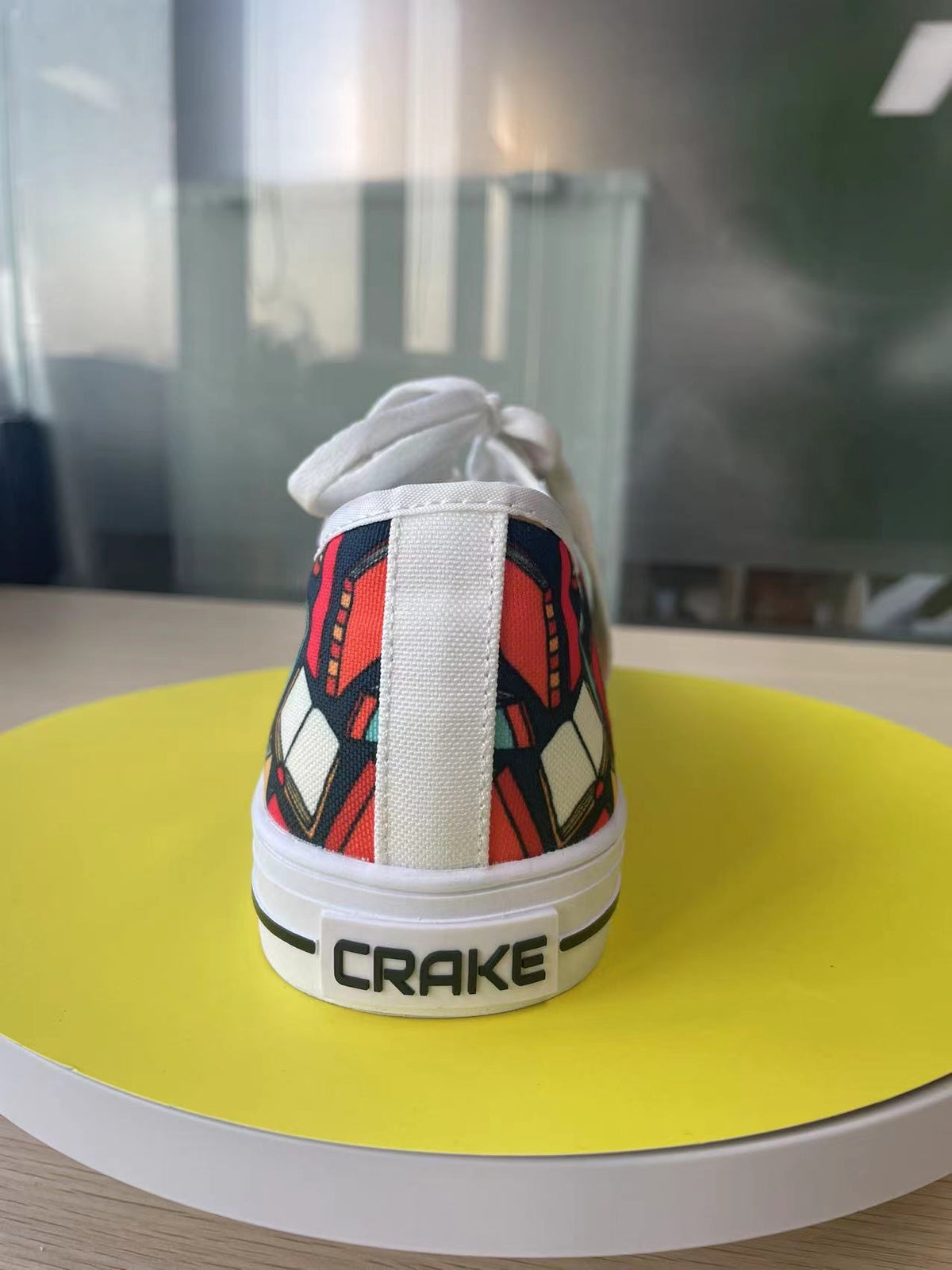 Crake Low top Books of wisdom laced custom prints canvas shoes