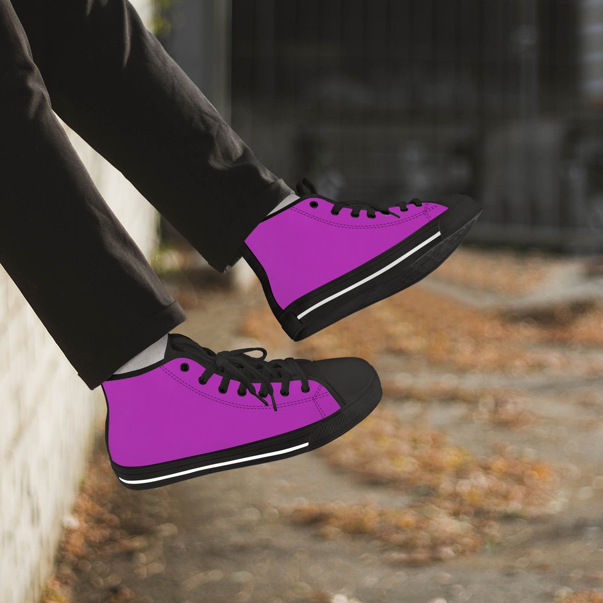High Top Purple Sneaker