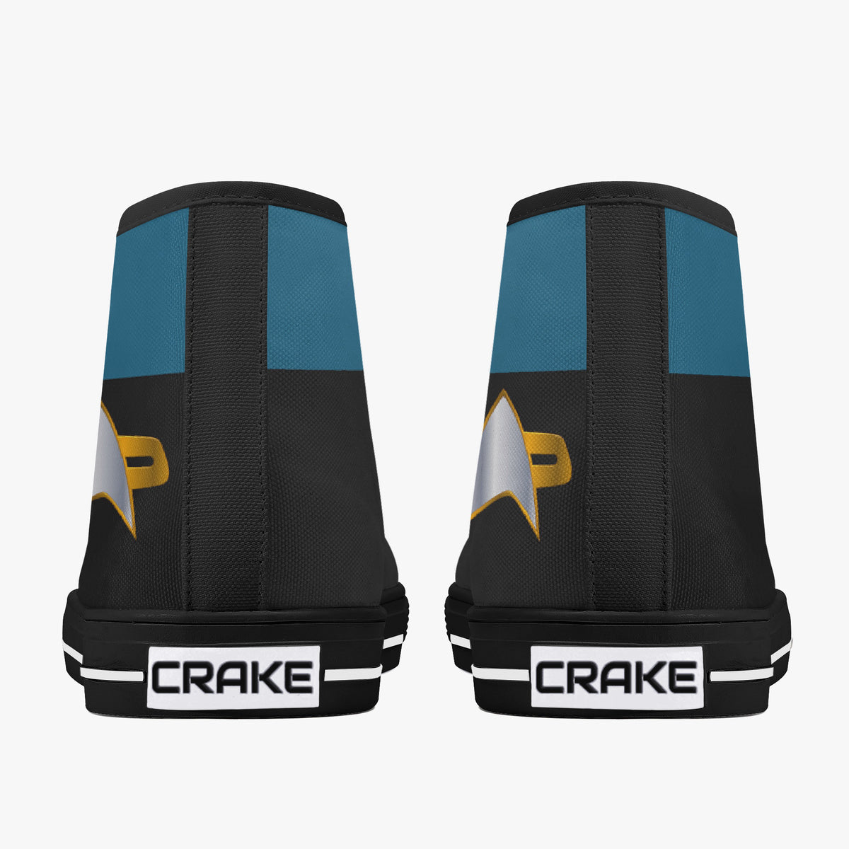 Crake High Top The Locker laced custom prints canvas shoes
