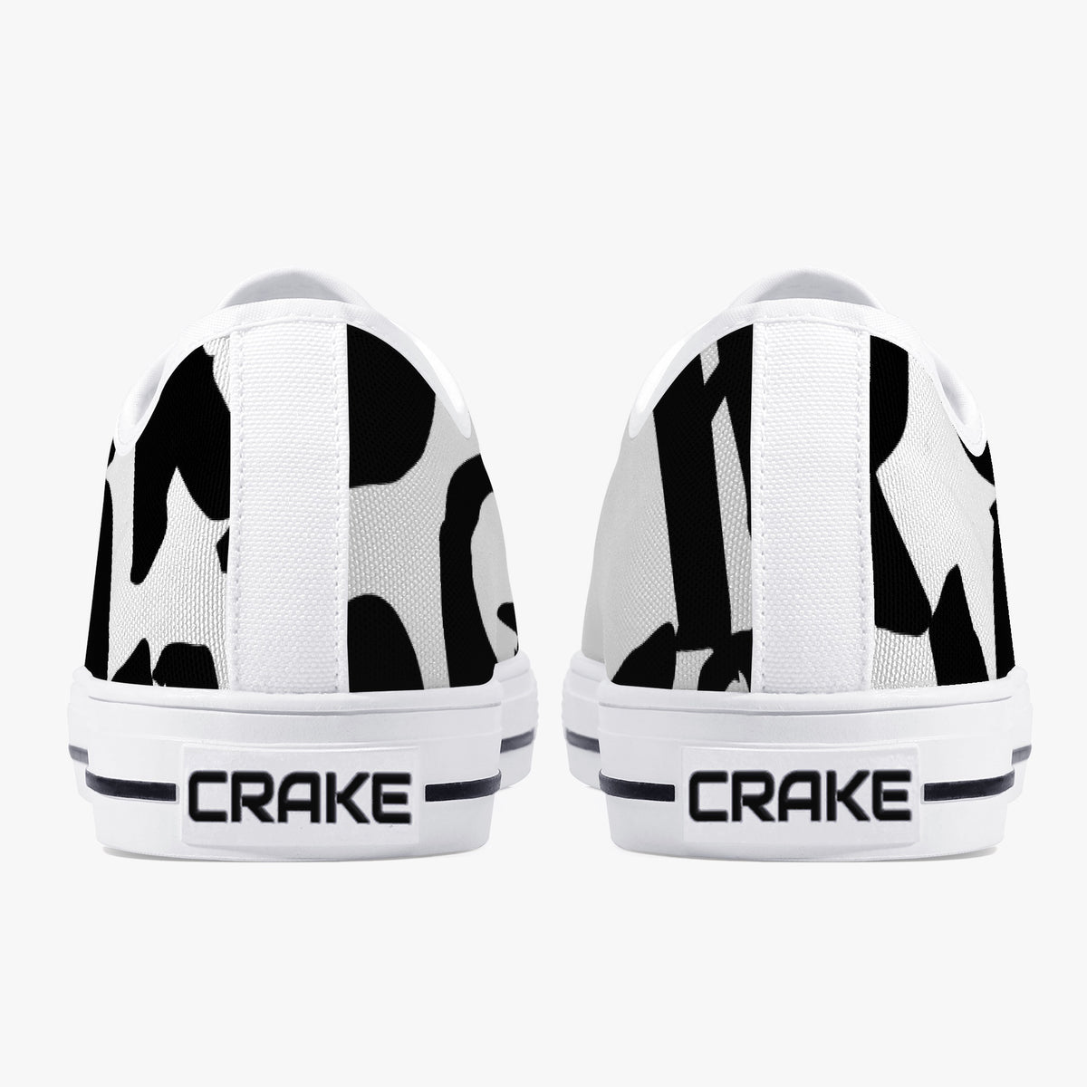 Crake Low Top Latin laced custom prints canvas shoes