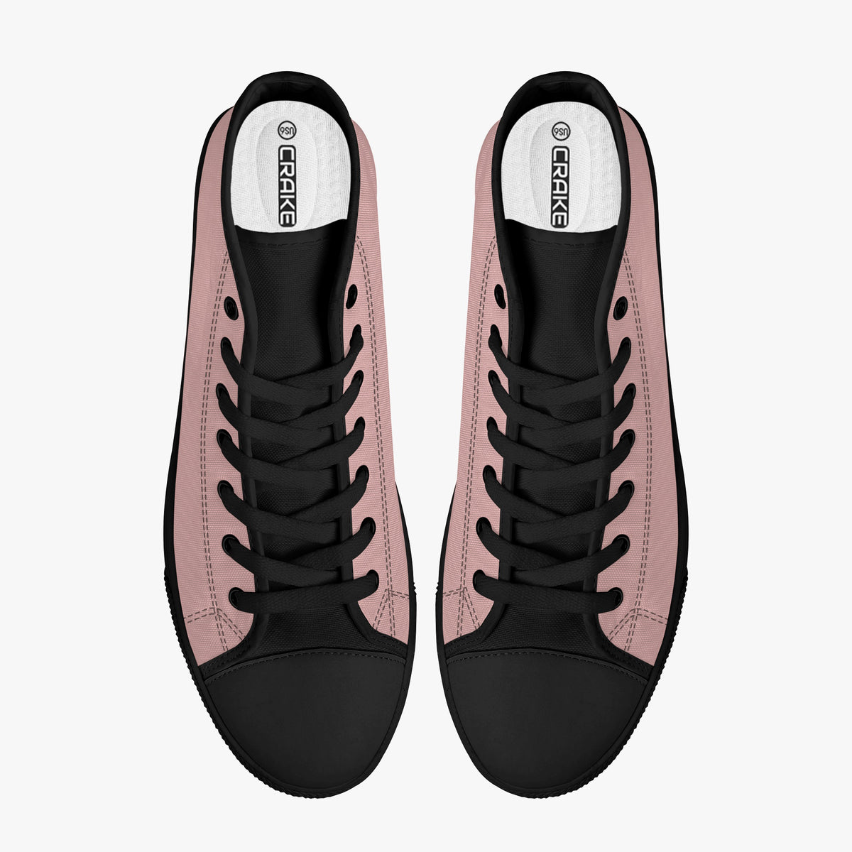 Crake High Top Lips laced custom prints canvas shoes