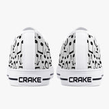 Crake Low Top Music laced custom prints canvas shoes at RM MYR289