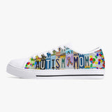 Crake Low Top Autism Mom laced custom prints canvas shoes at RM MYR289
