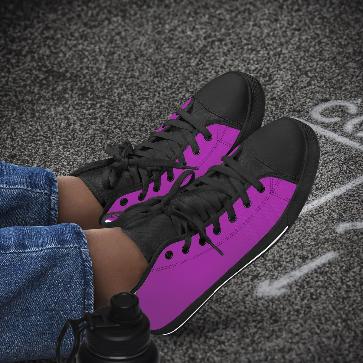 High Top Purple Sneaker