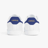 Crake Frida - Navy laced minimalist unisex white sneakers at RM MYR289