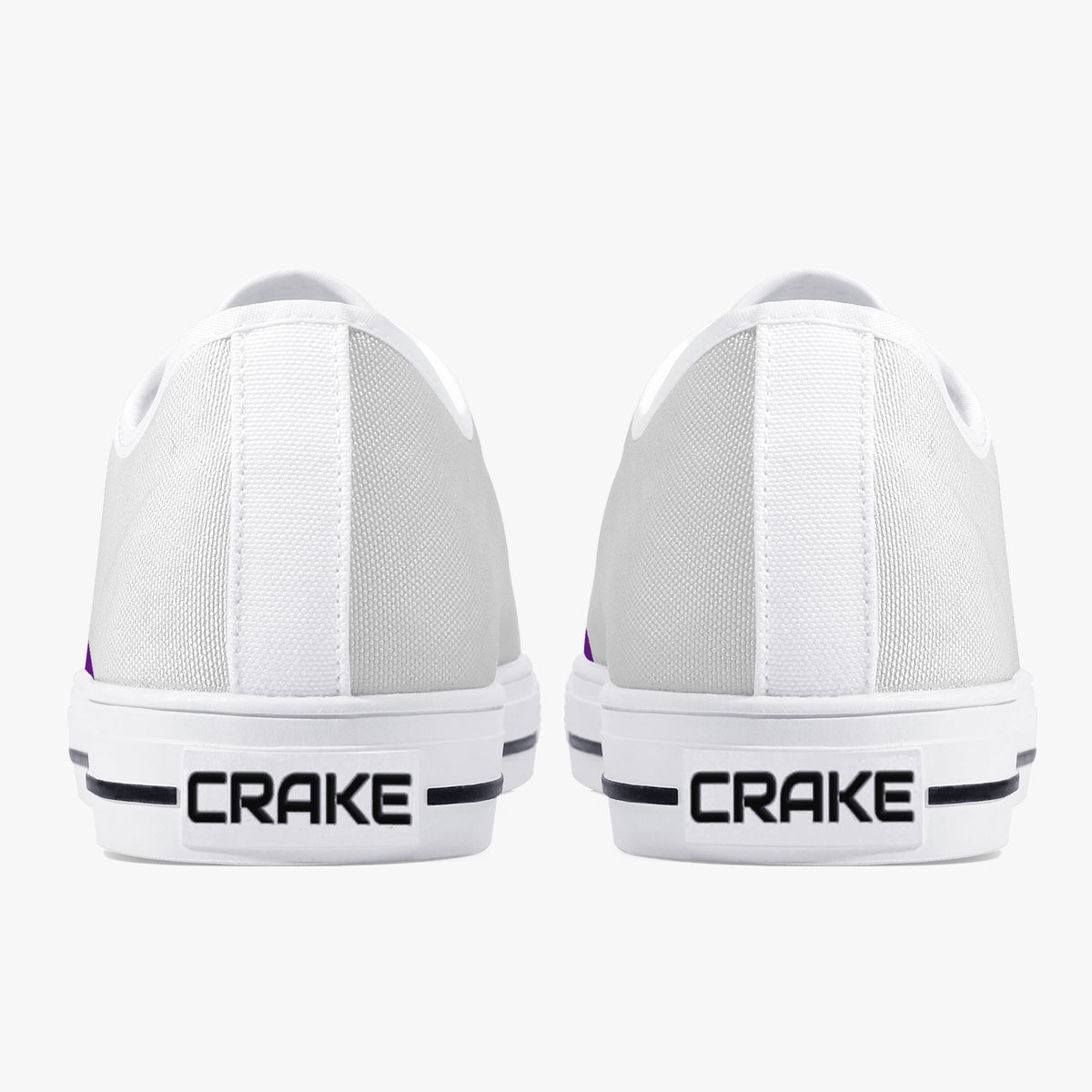 Crake Low Top Rainbow 0.2 laced custom prints canvas shoes