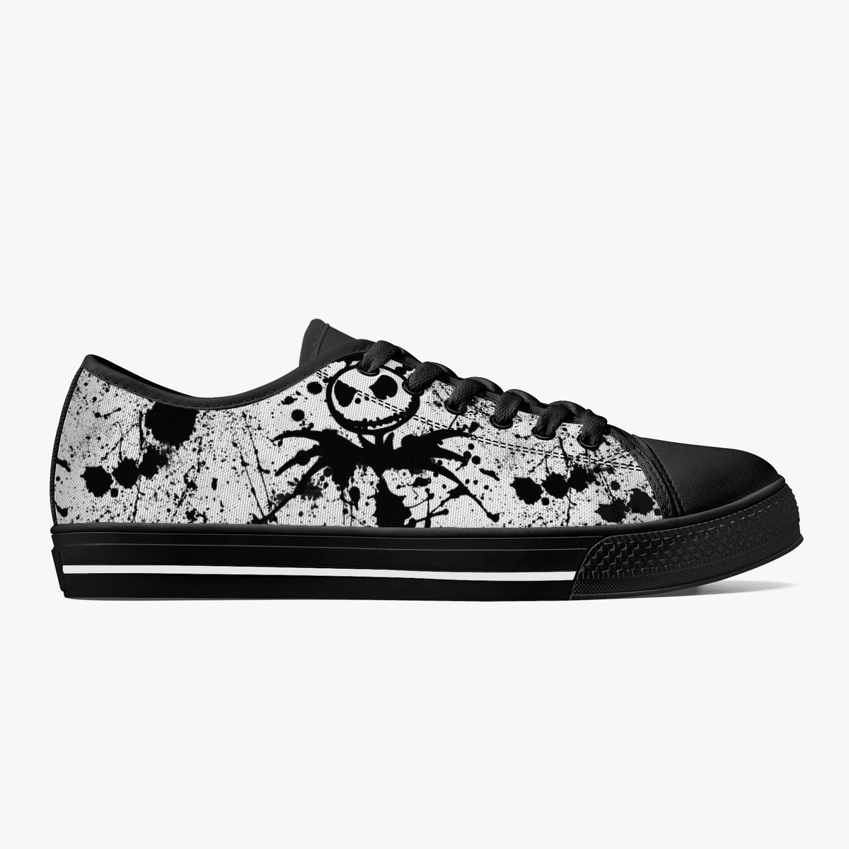 Crake Low Top Scarecrow laced custom prints canvas shoes