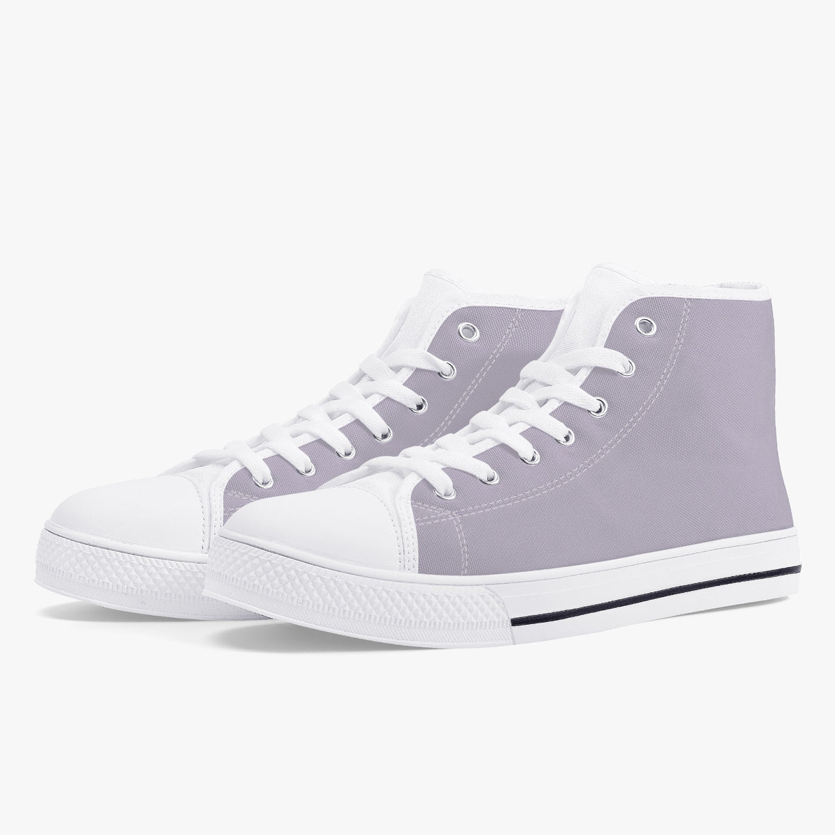 Crake High Top Cloud laced high top plain color canvas shoes