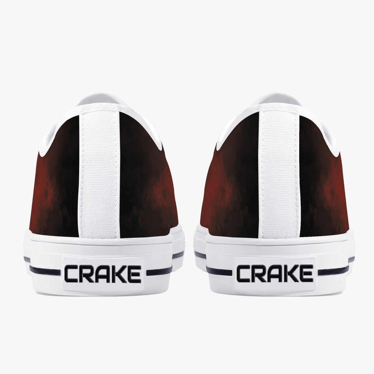 Crake Low Top Smoking Kills laced custom prints canvas shoes