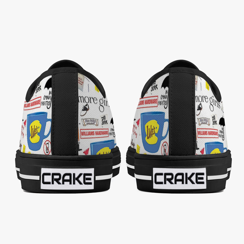 Crake Low Top William Hardware laced custom prints canvas shoes at RM MYR289