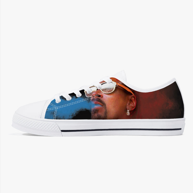 Crake Low Top Smoking Kills laced custom prints canvas shoes at RM MYR289