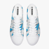 Crake Low Top Awesome Abstract laced custom prints canvas shoes at RM MYR289