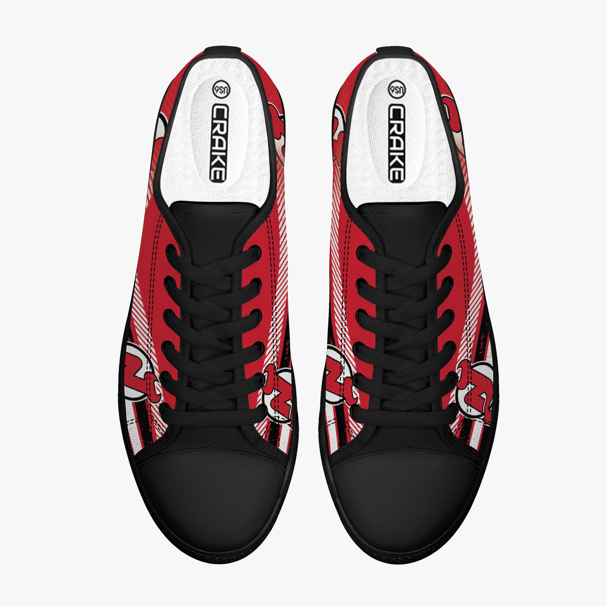 Crake Low Top The Gunnar laced custom prints canvas shoes