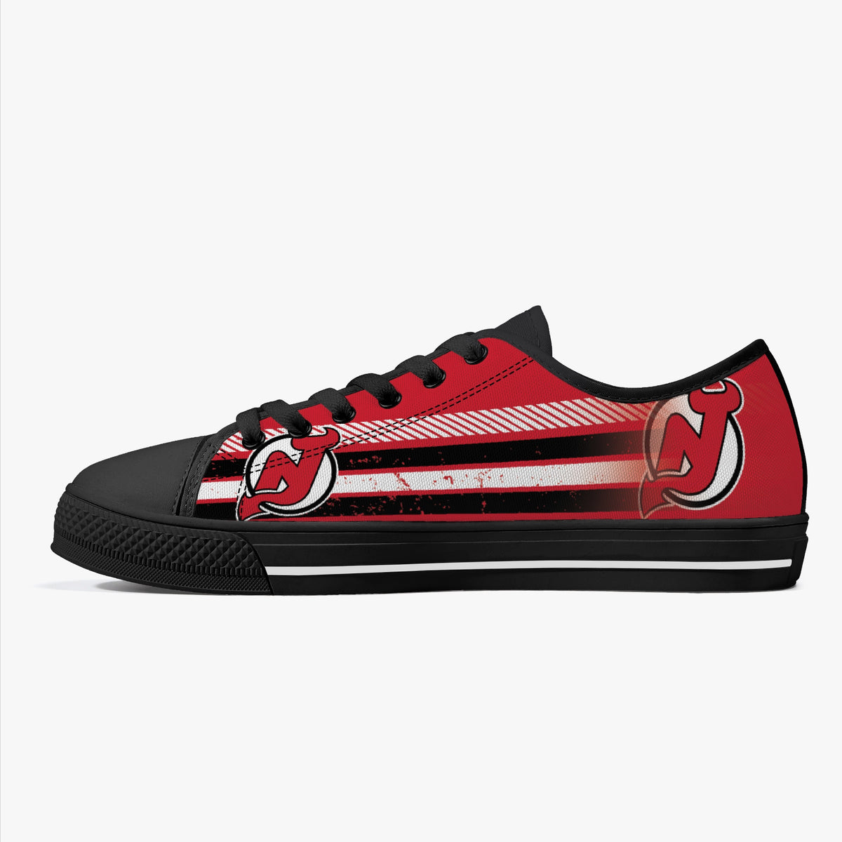 Crake Low Top The Gunnar laced custom prints canvas shoes