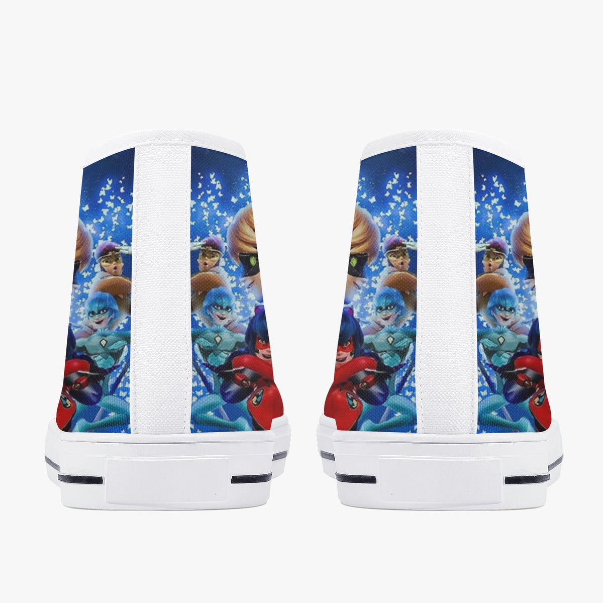 Crake High Top Hokkaigirls laced custom prints canvas shoes