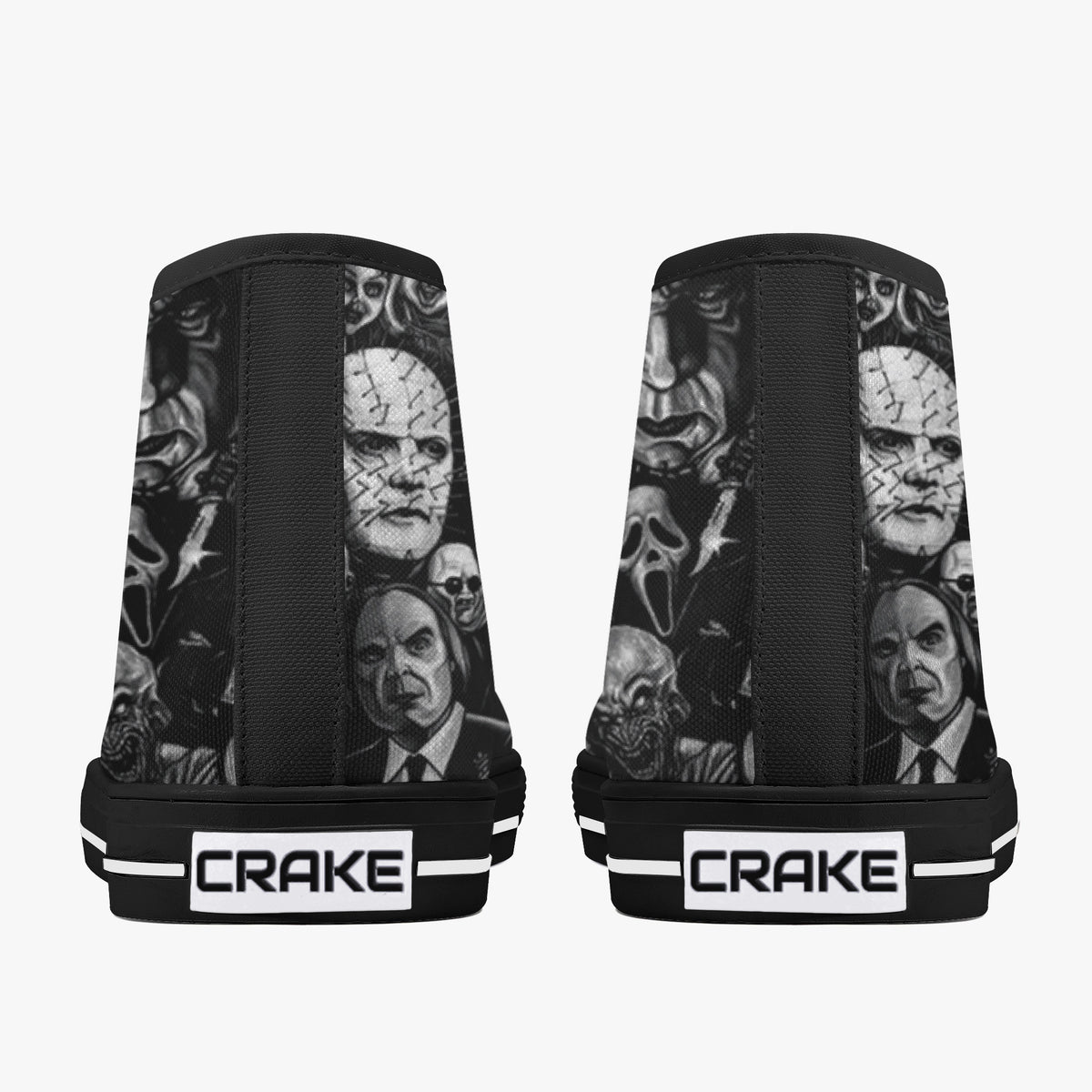 Crake High Top Ultimatum laced custom prints canvas shoes